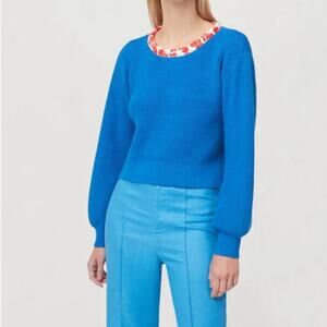 Rhode Maisie Pullover Sweater Imperial Blue Size Medium